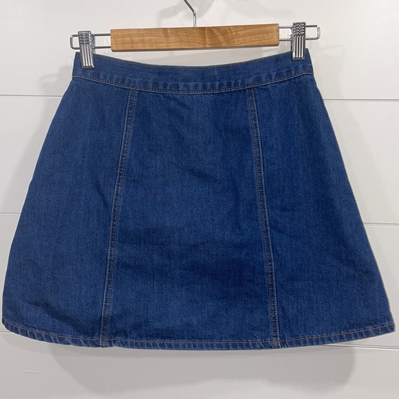 Urban Outfitters BDG Button Front Denim Skirt Size S - Picture 7 of 9